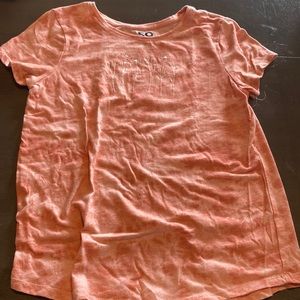 Girls floral embroidered tee